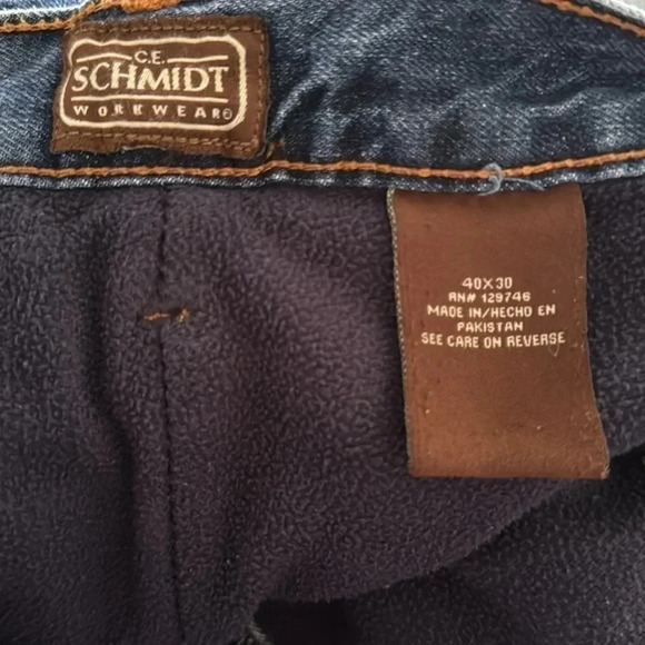 Schmidt workwear fleece lining jeans size 40/30 - Picture 3 of 4
